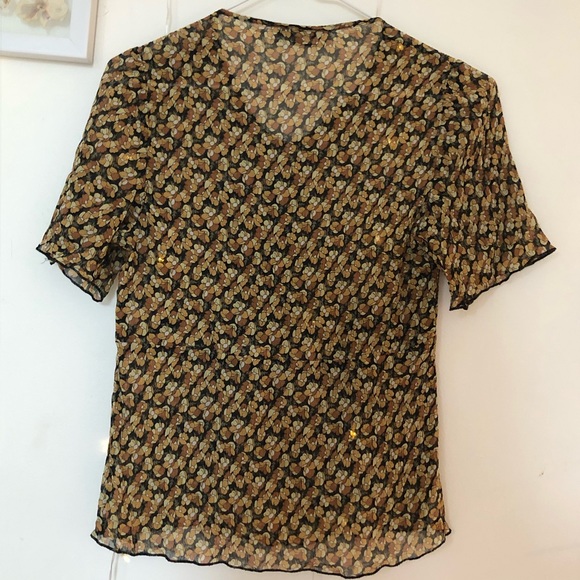 π«3 FOR 30π« orange floral blouse - Silvio Testino - Picture 3 of 3